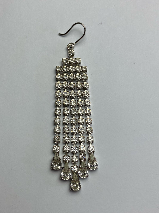 30468 Vintage Swarovski Kristallen Ohrhanger 86mm
