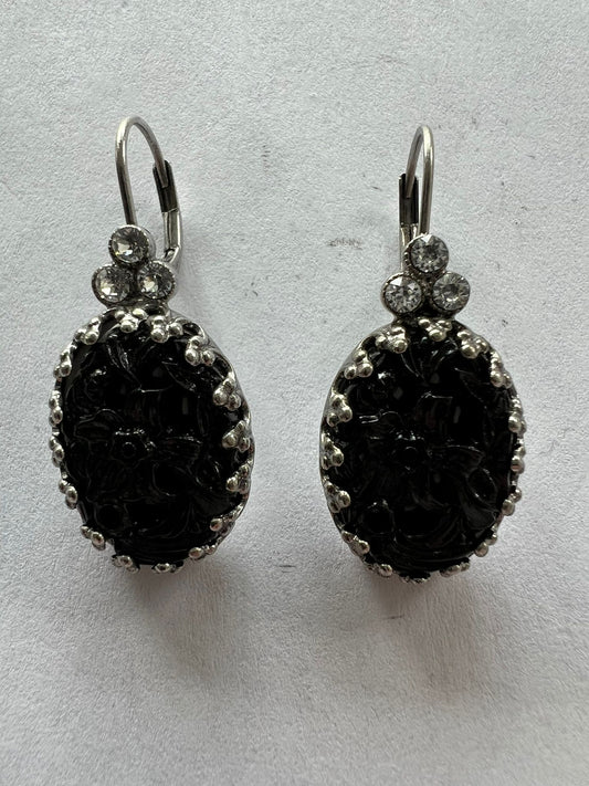 3131 Vintage Swarovski Kristallen Ohrhanger 24mm