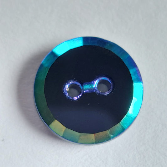 4318 Knopfe mit Swarovski Kristallen 14mm