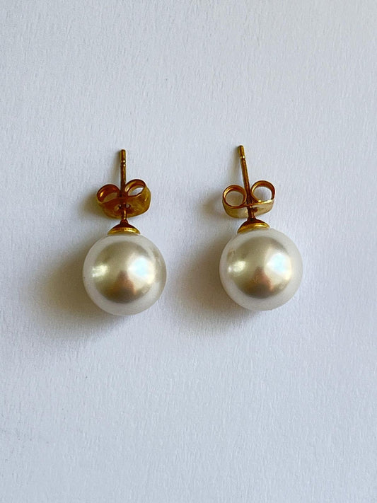 3042 Vintage Swarovski Kristallen Ohrstecker 9mm