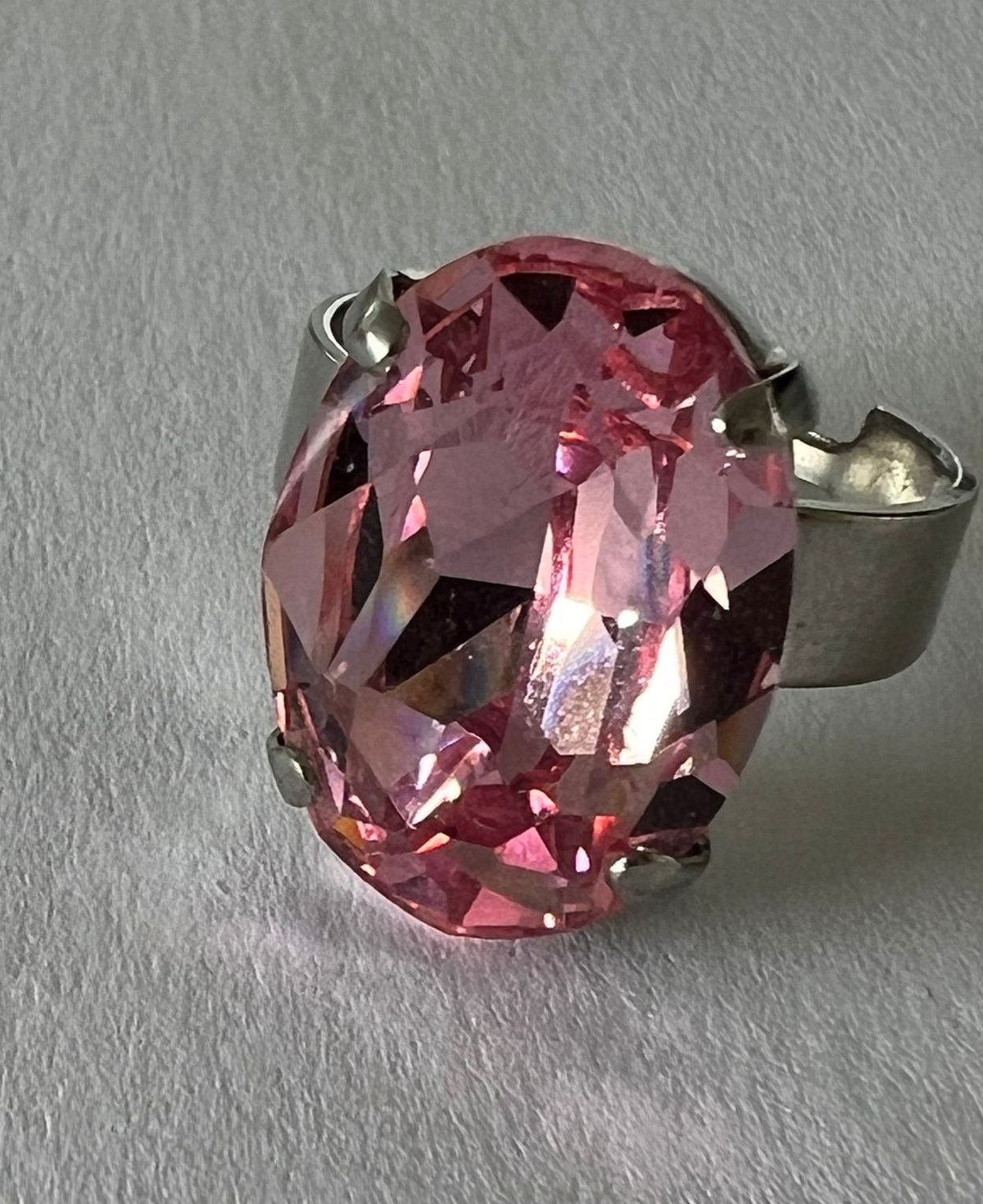 9749 Vintage Swarovski Kristallen Ring 17mm