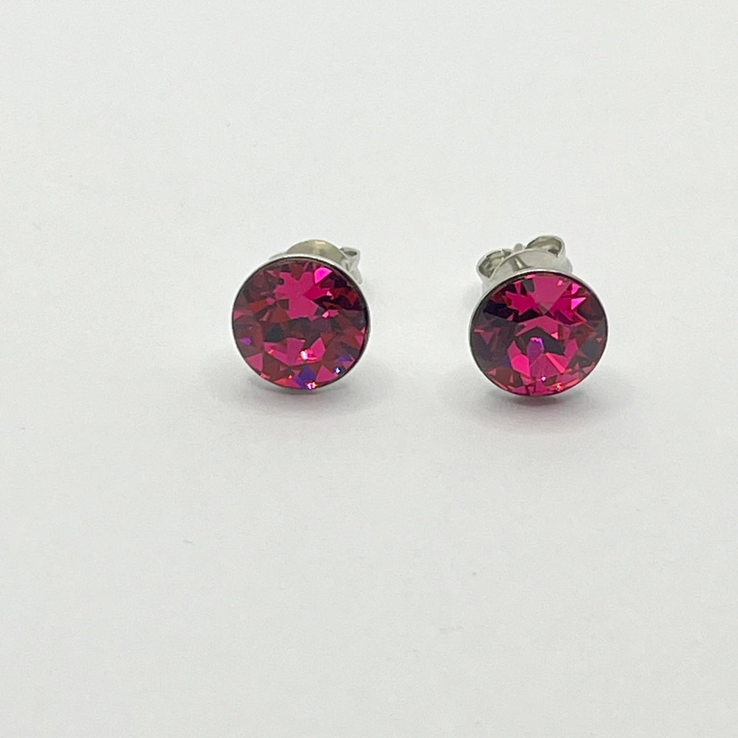 30687 Vintage Swarovski Kristallen Ohrhanger 8mm