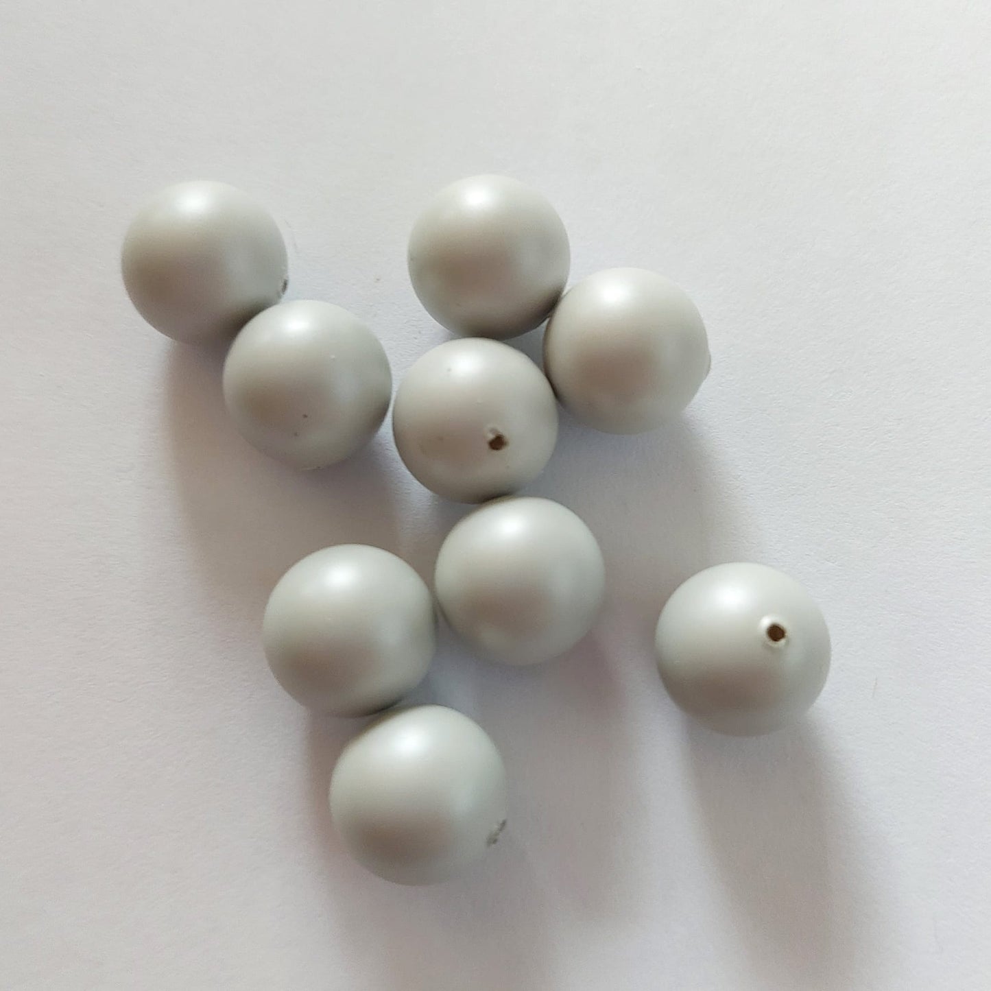 Swarovski® Pearl Half-Drilled Pastel Grey Pearl 10mm