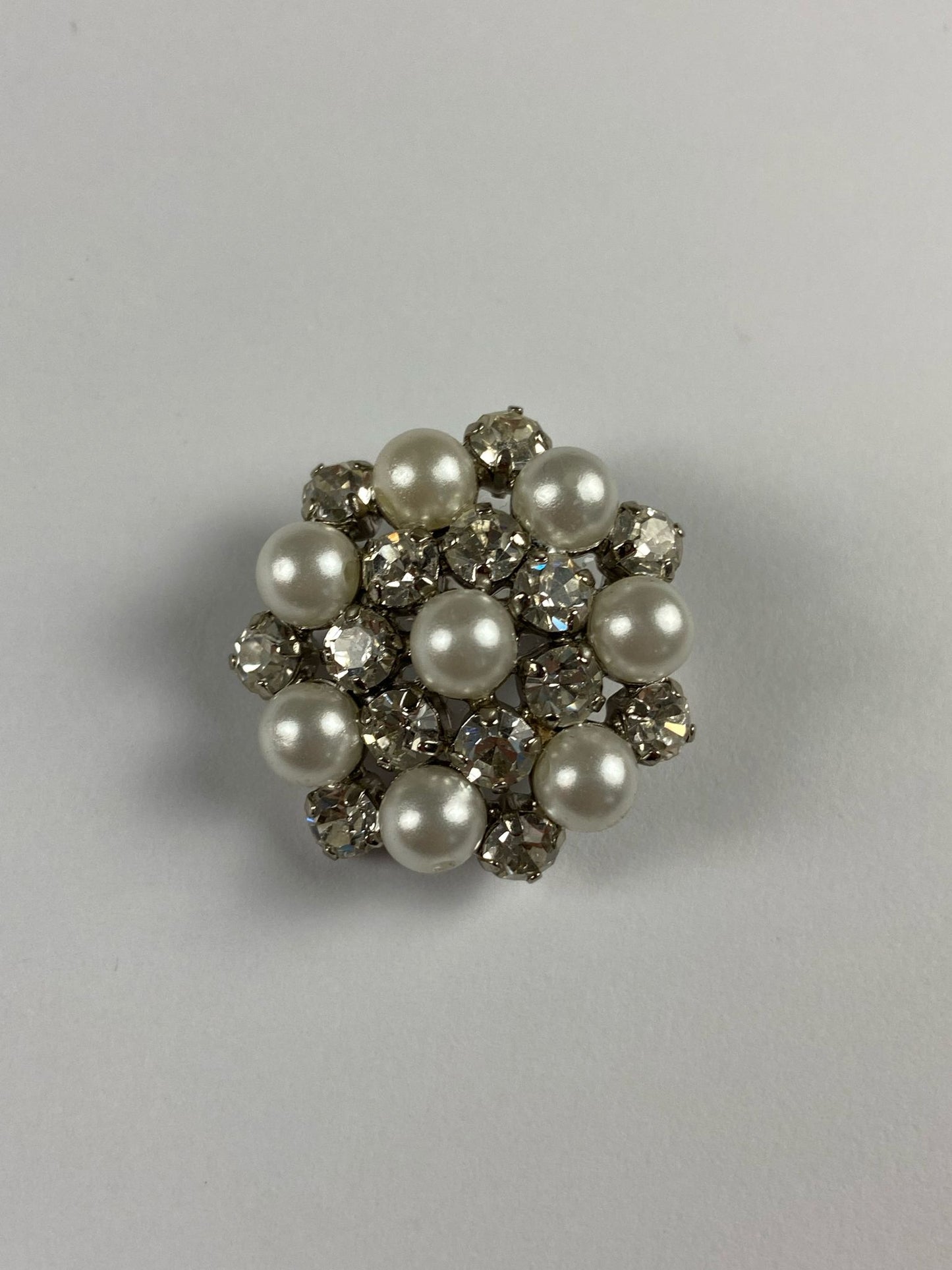 8694 Vintage Swarovski Kristallen Brosche 28mm