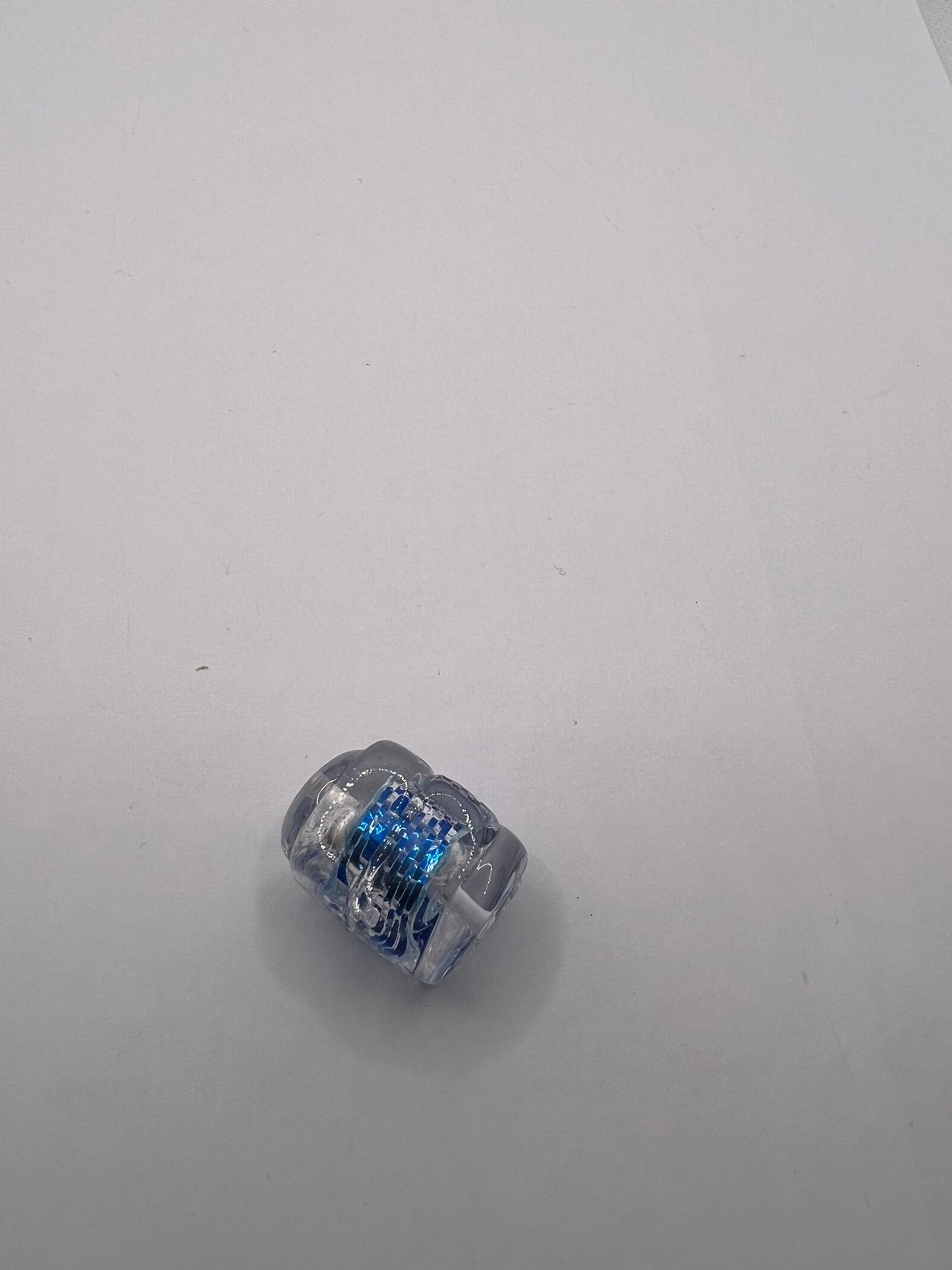 5953 Vintage Kunststoff Perle 27mm
