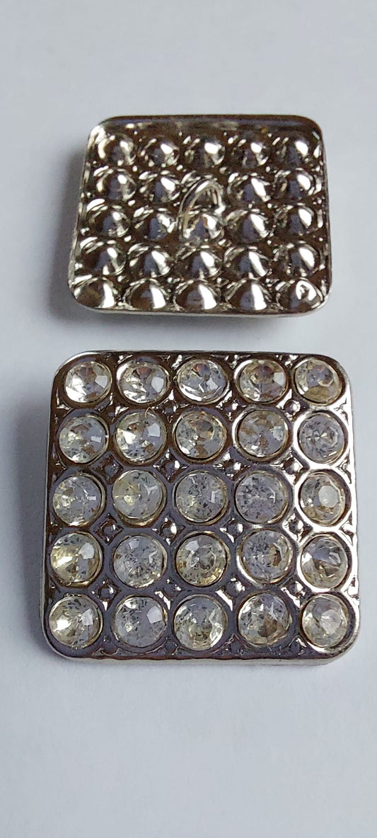 4023 Knöpfe mit Swarovski Kristallen 22mm