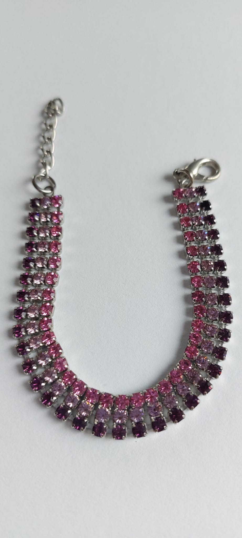 7988 Vintage-Armband mit Swarovski Kristallen 16cm