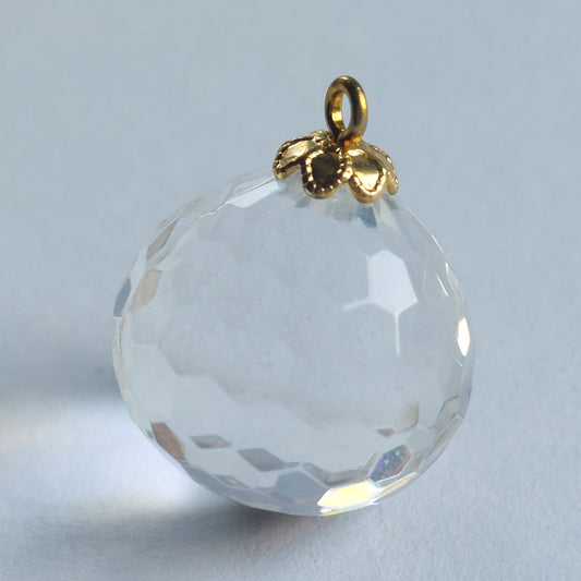 5559 Vintage Crystal Disco Ball Anhänger 17mm