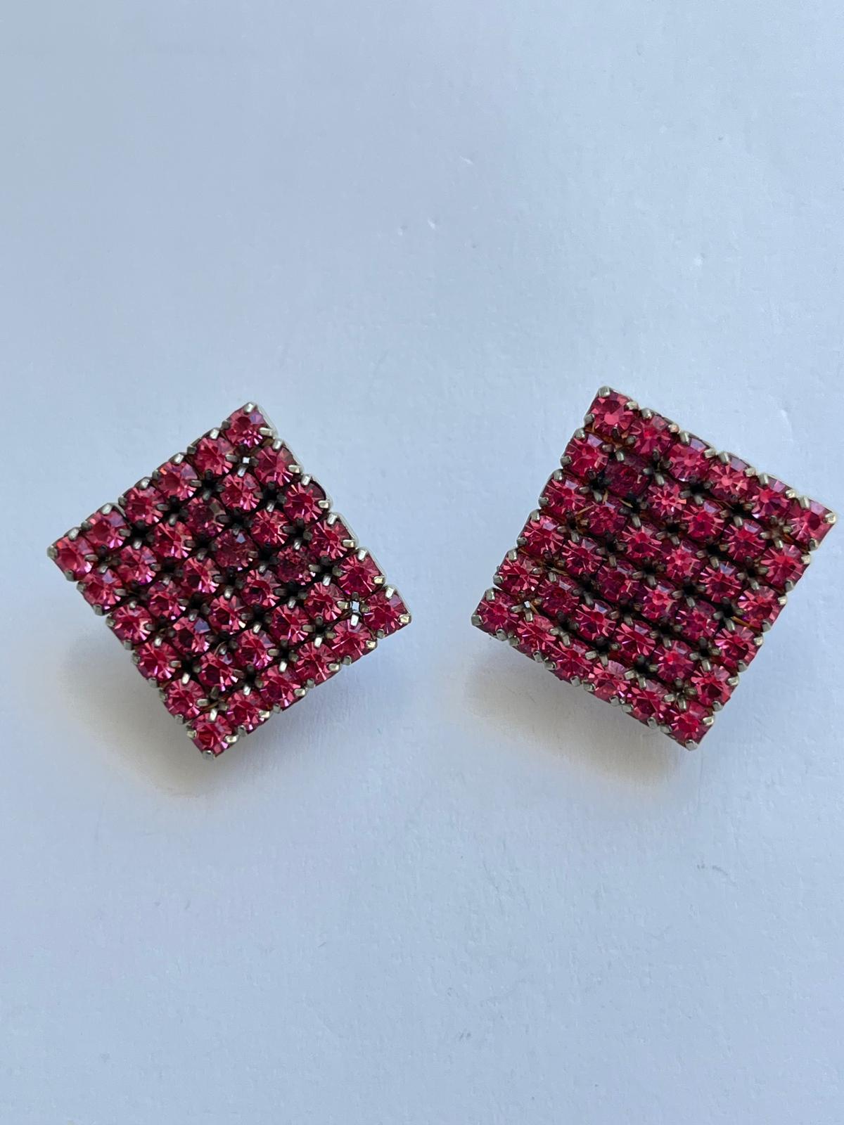 3037 Vintage Swarovski Kristallen Ohrclip 20mm