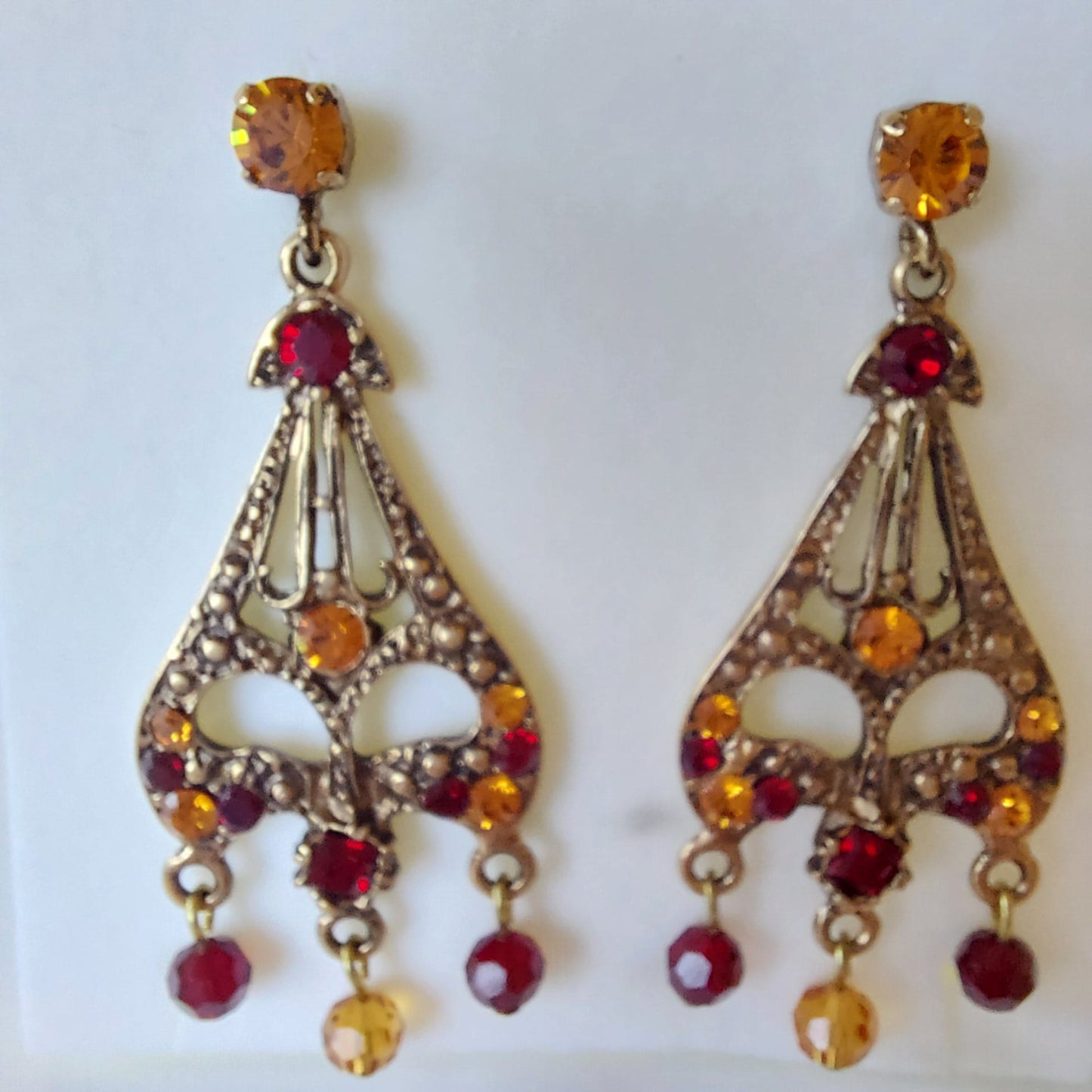 3744 Vintage Earring mit Swarovski Crystals