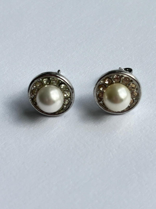 3098 Vintage Swarovski Kristallen Ohrhänger 10mm
