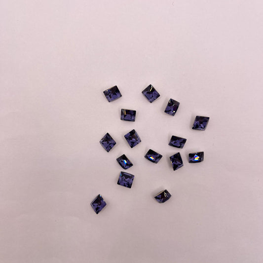 Swarovski® Fancy Stone Xilion Square Tanzanite 8mm