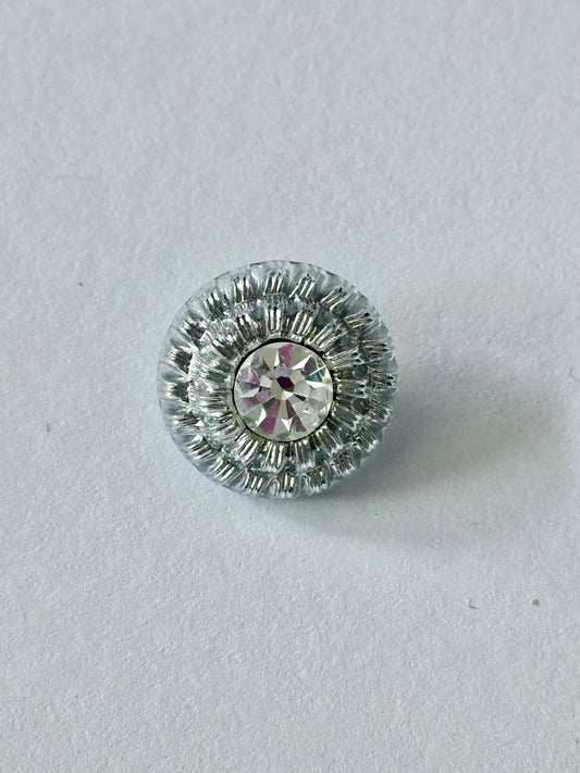 4384 Vintage Swarvoski Kristallen Knöpfe 17mm
