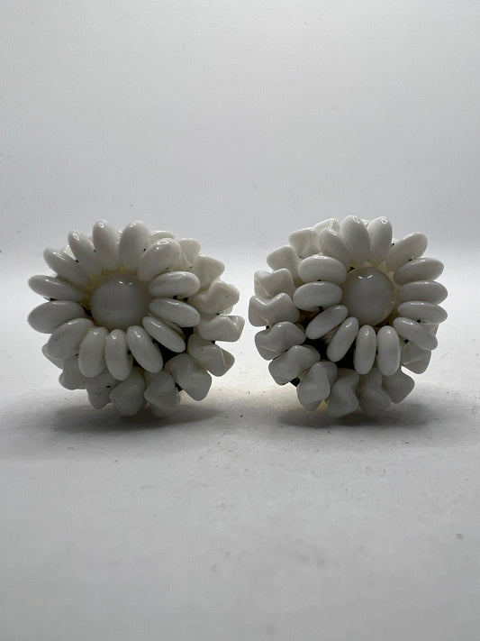 30510 Vintage Perlen Ohrclip 28mm