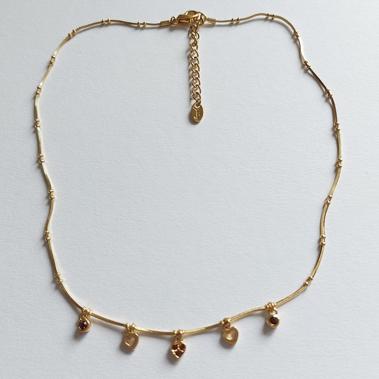 Original Vintage Schilling Charm Halskette 40cm