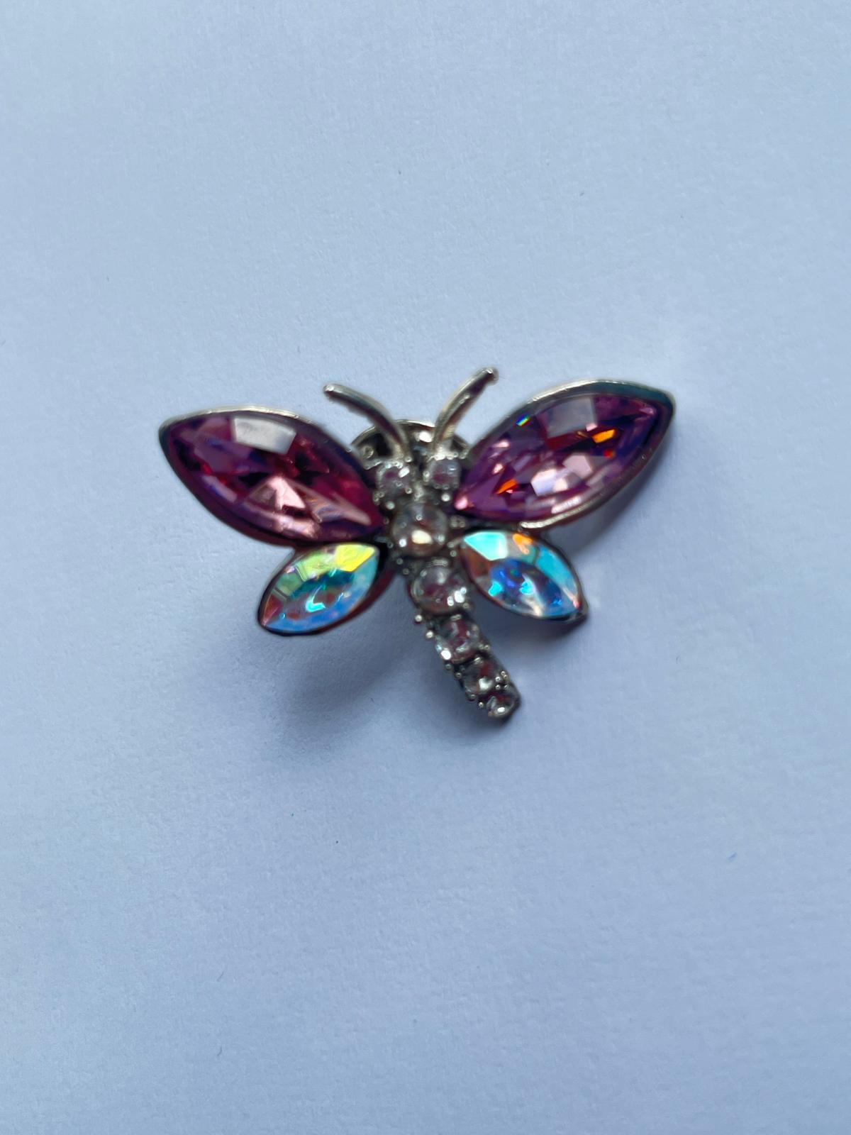 8588 Vintage Swarovski Kristallen Brosche 35mm