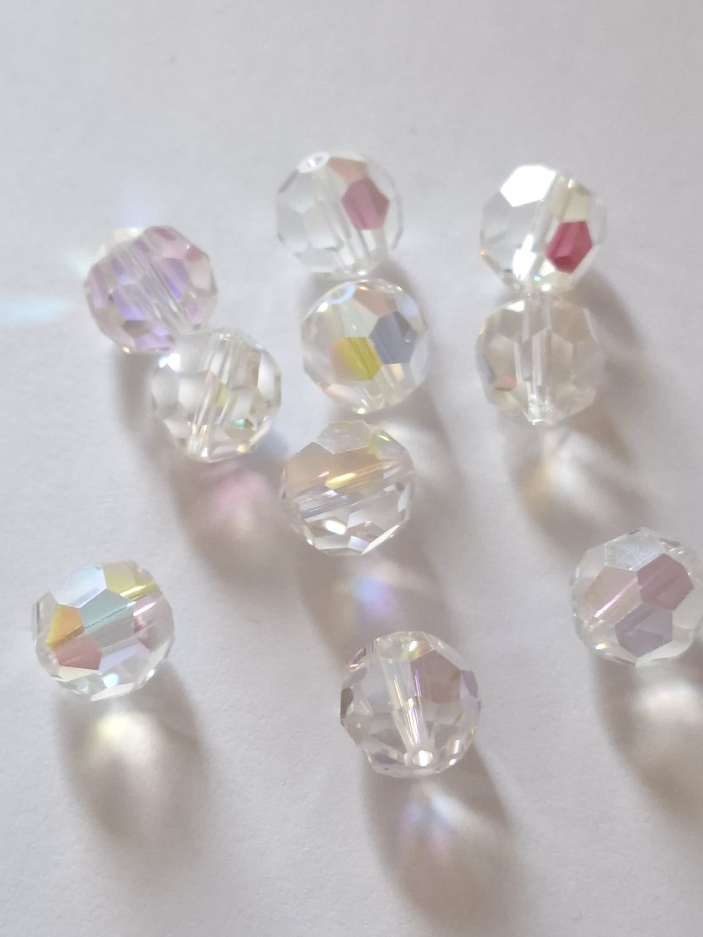 Swarovski® Beads Vintage Facet Crystal Aurore Boreale 10mm