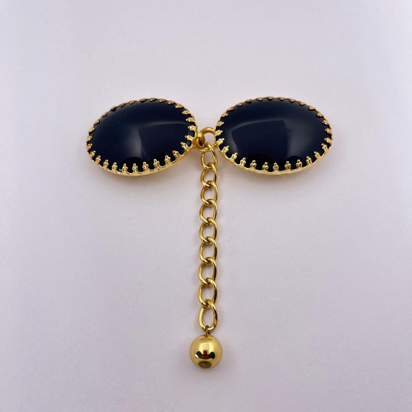 2491 Vintage Cabochon Schnalle 40mm