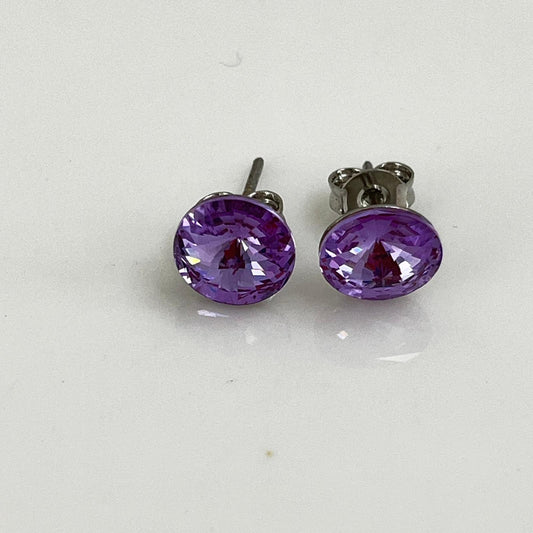30362 Vintage Swarovski Kristallen Ohrstecker 8mm