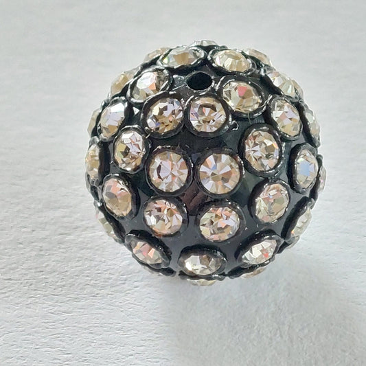 5122 Vintage Perle Zwischenteil Mit Swarovski Kristallen 19mm