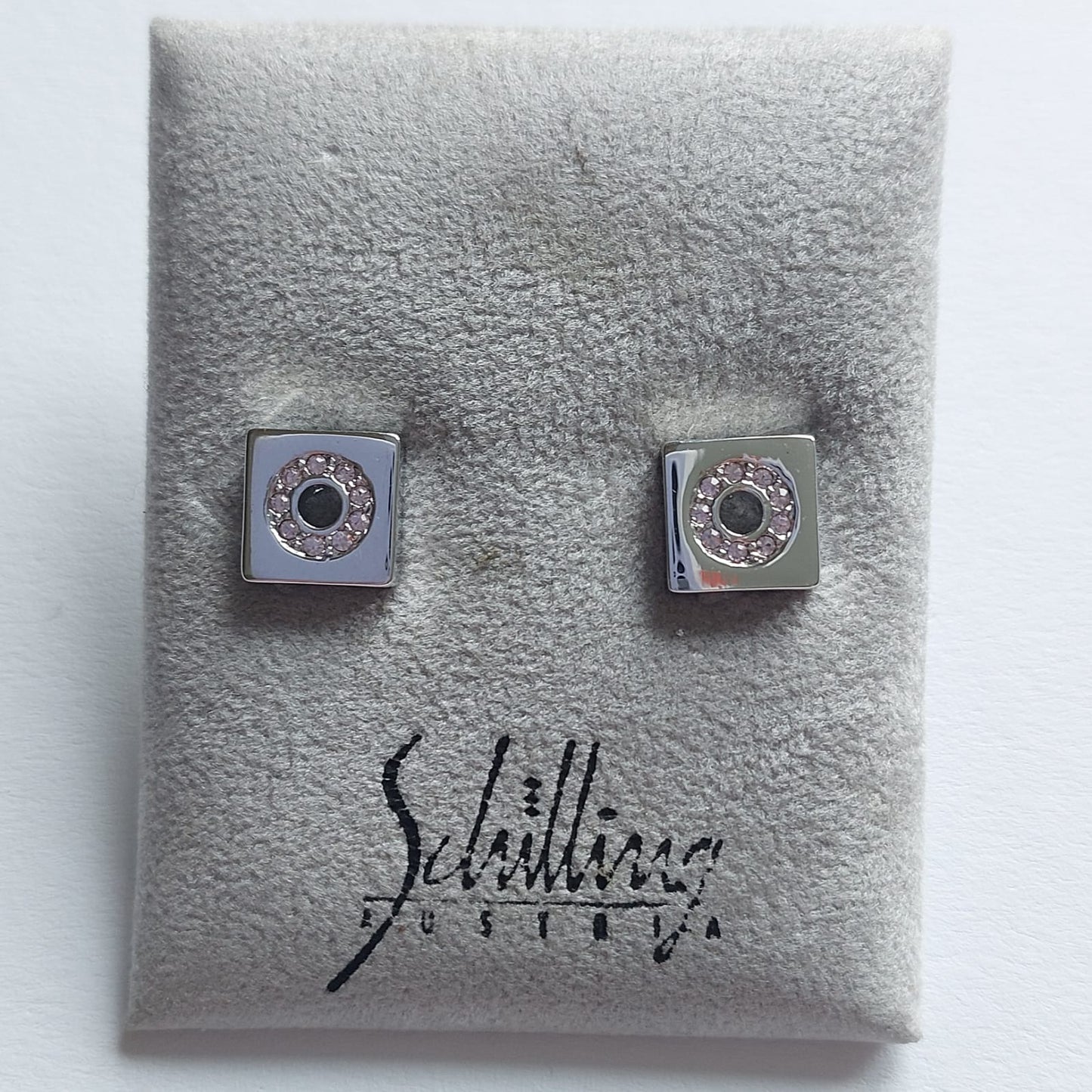 Original Vintage Schilling Ohrringe 9mm