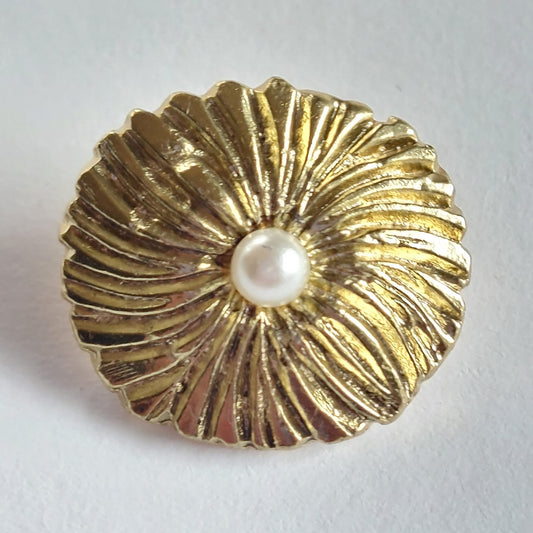 4075 Knopfe mit Swarovski Perlen 19mm