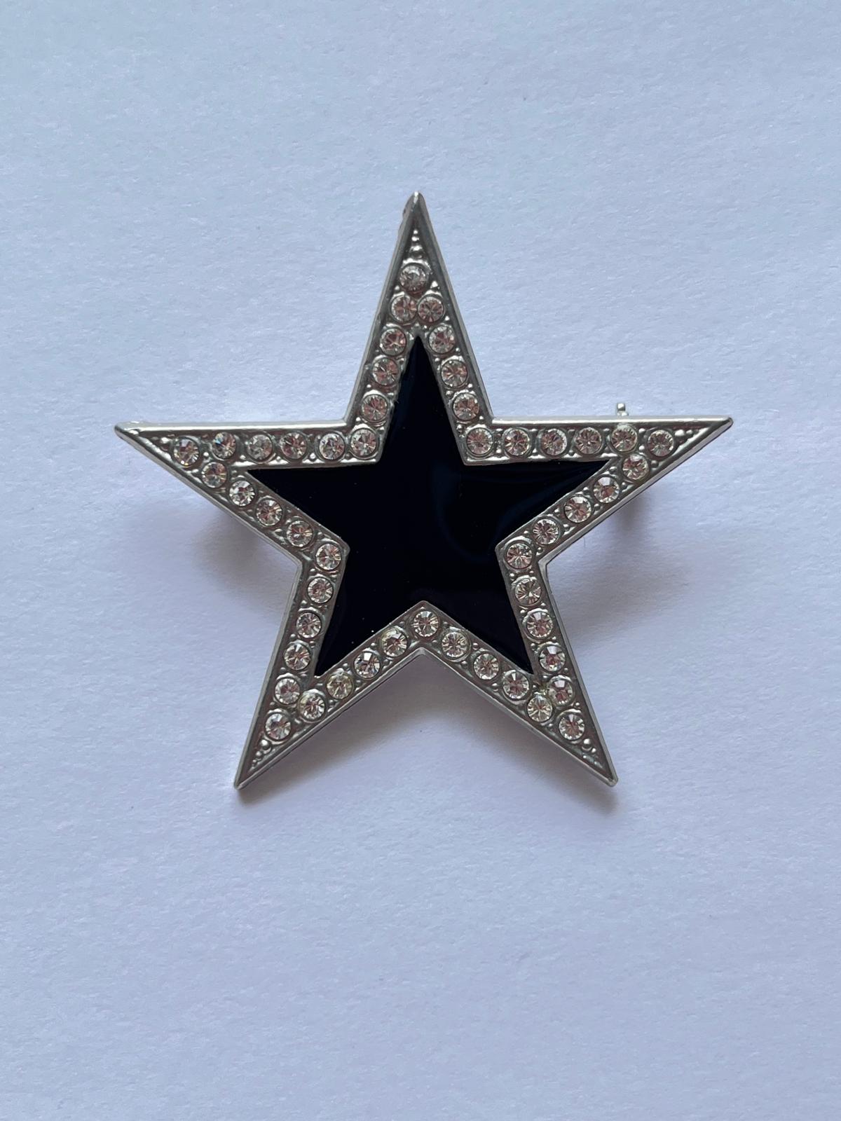 8506 Vintage Swarovski Kristallen Brosche 45mm