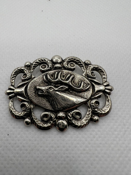 5867 Vintage Rhodium Filigren Schmuckzubehör 40mm
