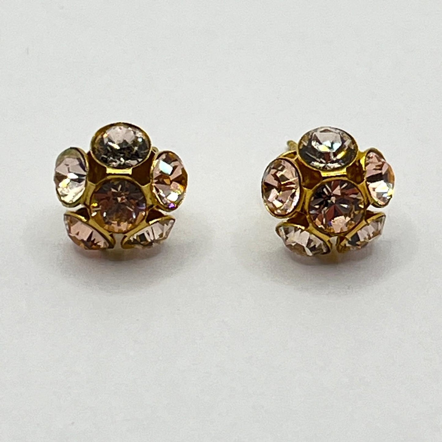 30680 Vintage Swarovski Kristallen Ohrhanger 9mm