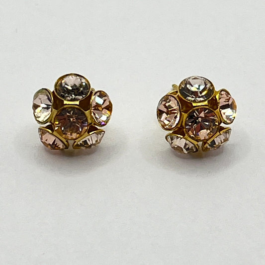 30680 Vintage Swarovski Kristallen Ohrhanger 9mm