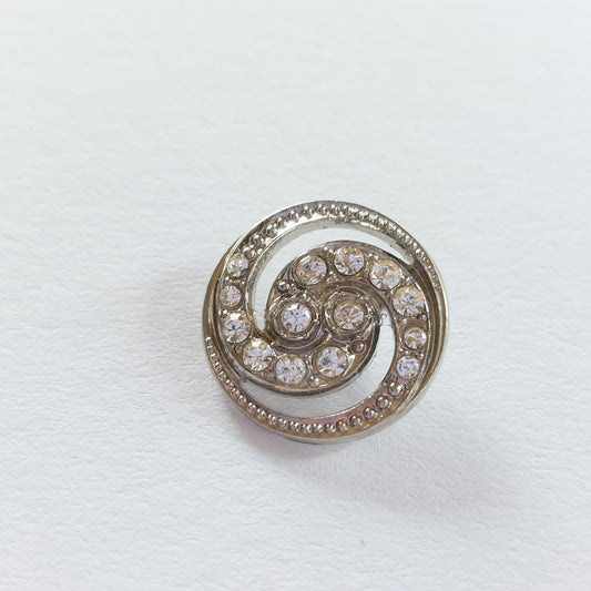 4221 Knopfe mit Swarovski Kristallen 16mm