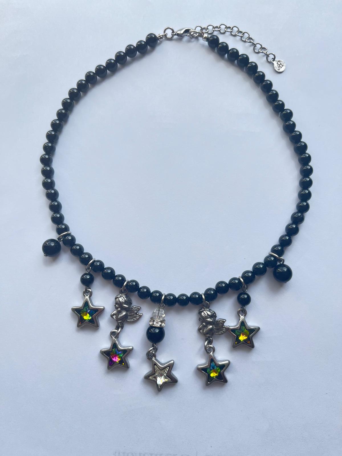 6083 Vintage Swarovski Kristallen Perlenkette 39cm