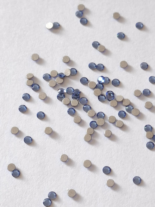 Swarovski® Flatback Rund Sapphire SS5