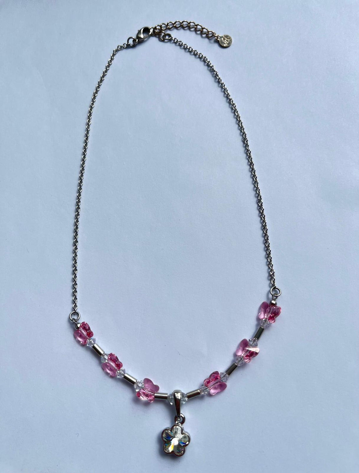 6148 Vintage Swarovski Kristallen Halsketten 41cm