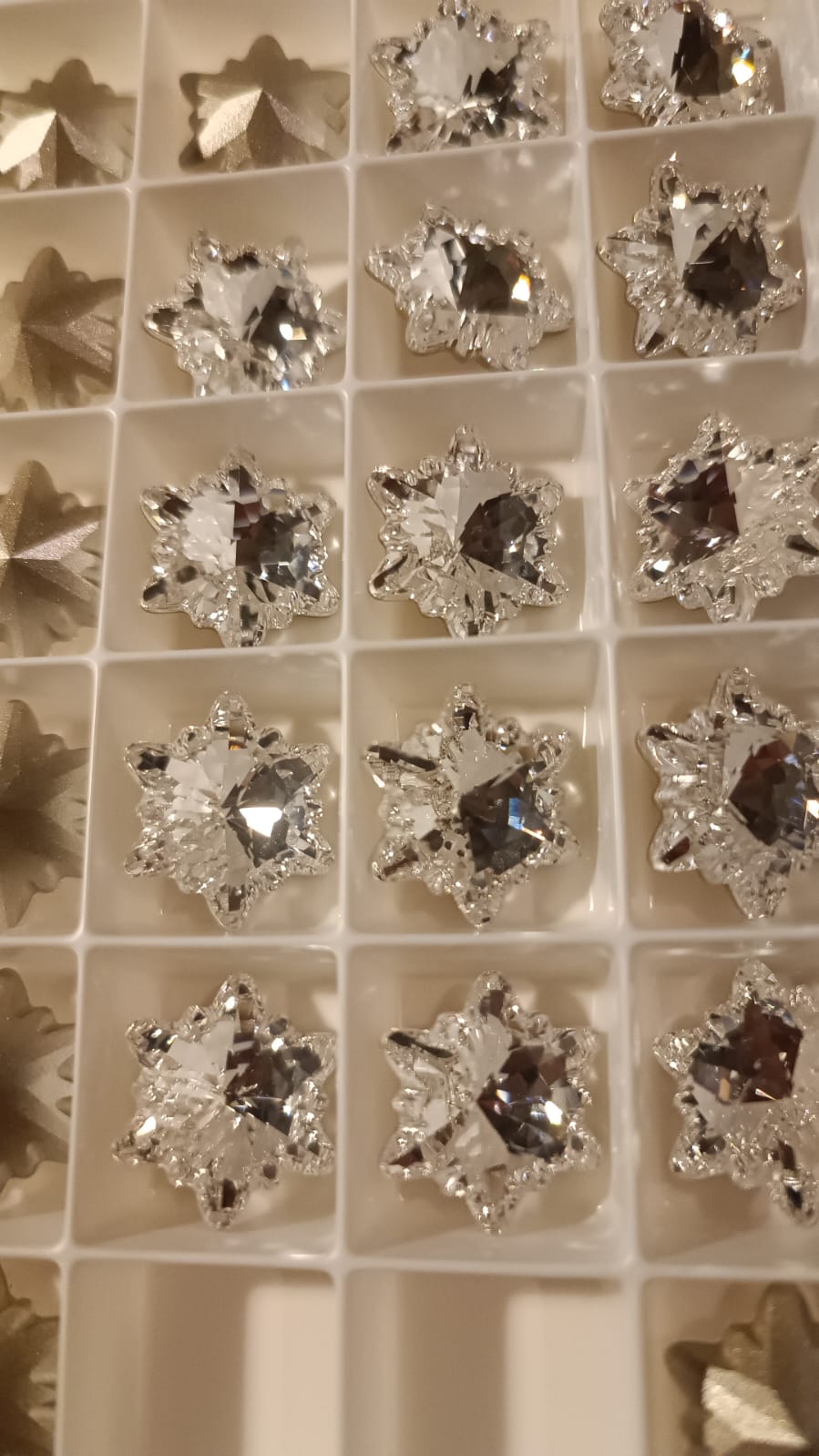 Swarovski® Fancy Edelweiss Crystal 18mm