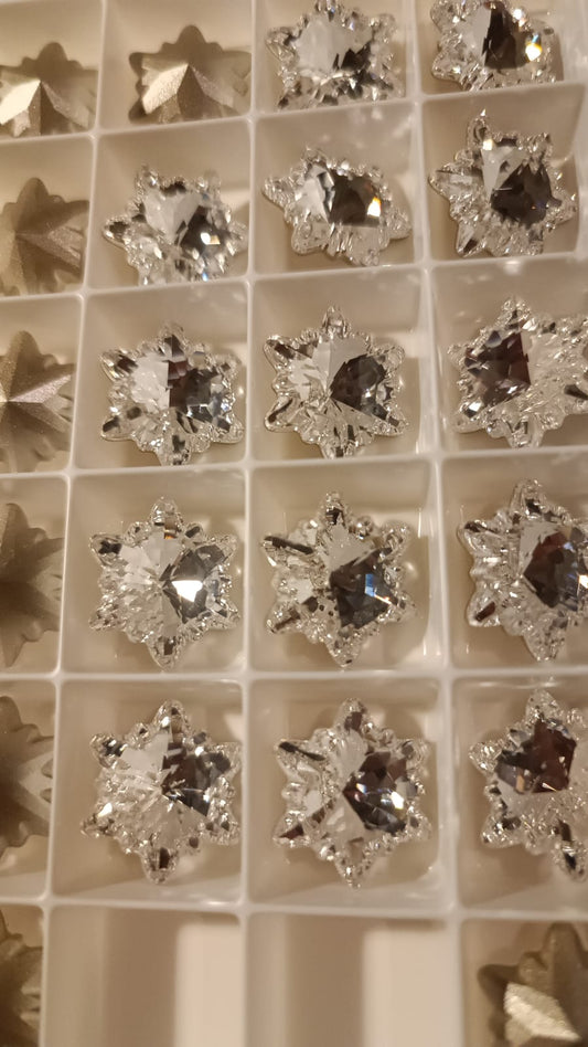 Swarovski® Fancy Edelweiss Crystal 18mm