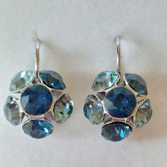 3849 Vintage Earring mit Swarovski Crystals