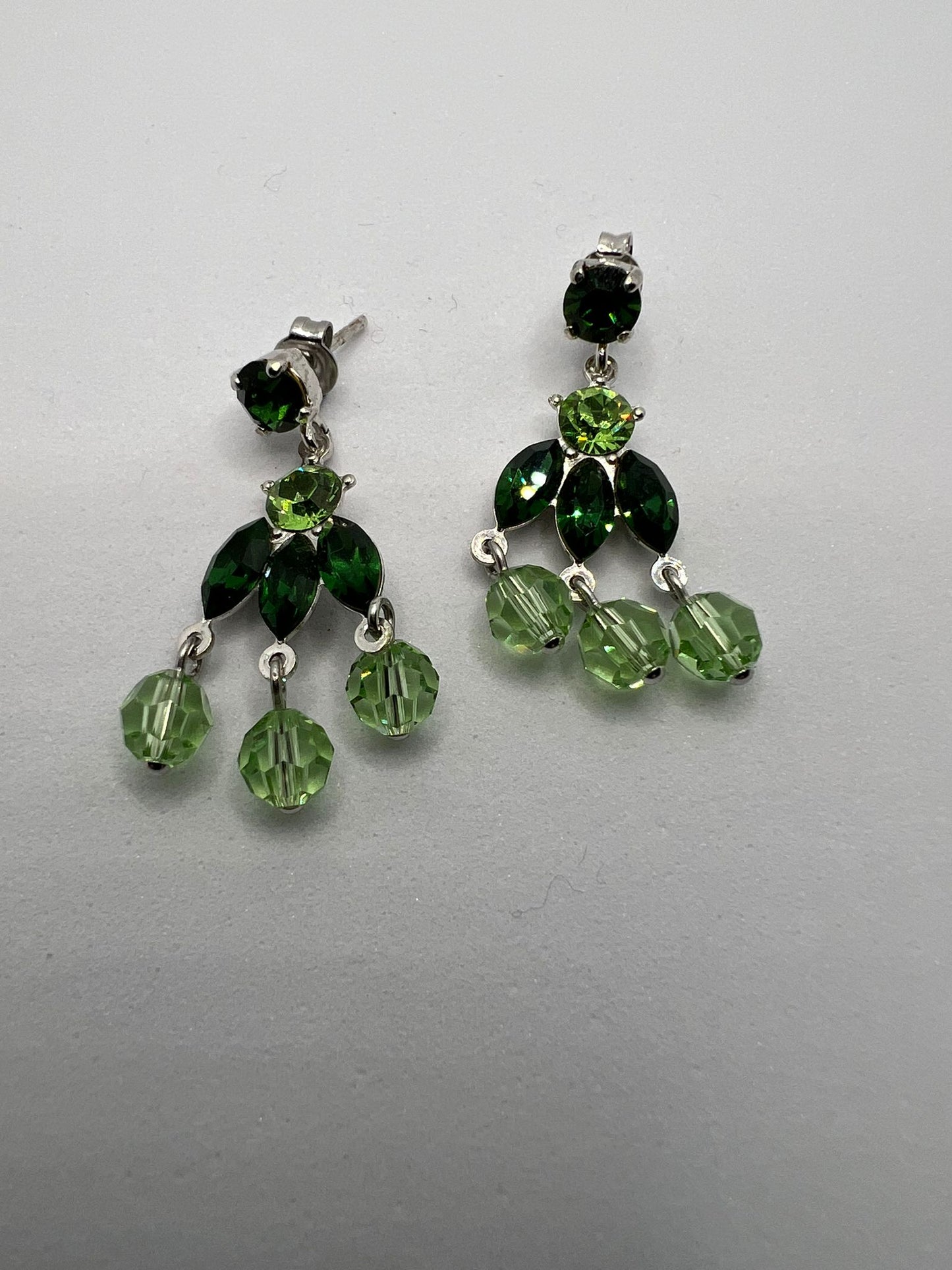 30443 Vintage Swarovski Kristallen Ohrhänger 30mm