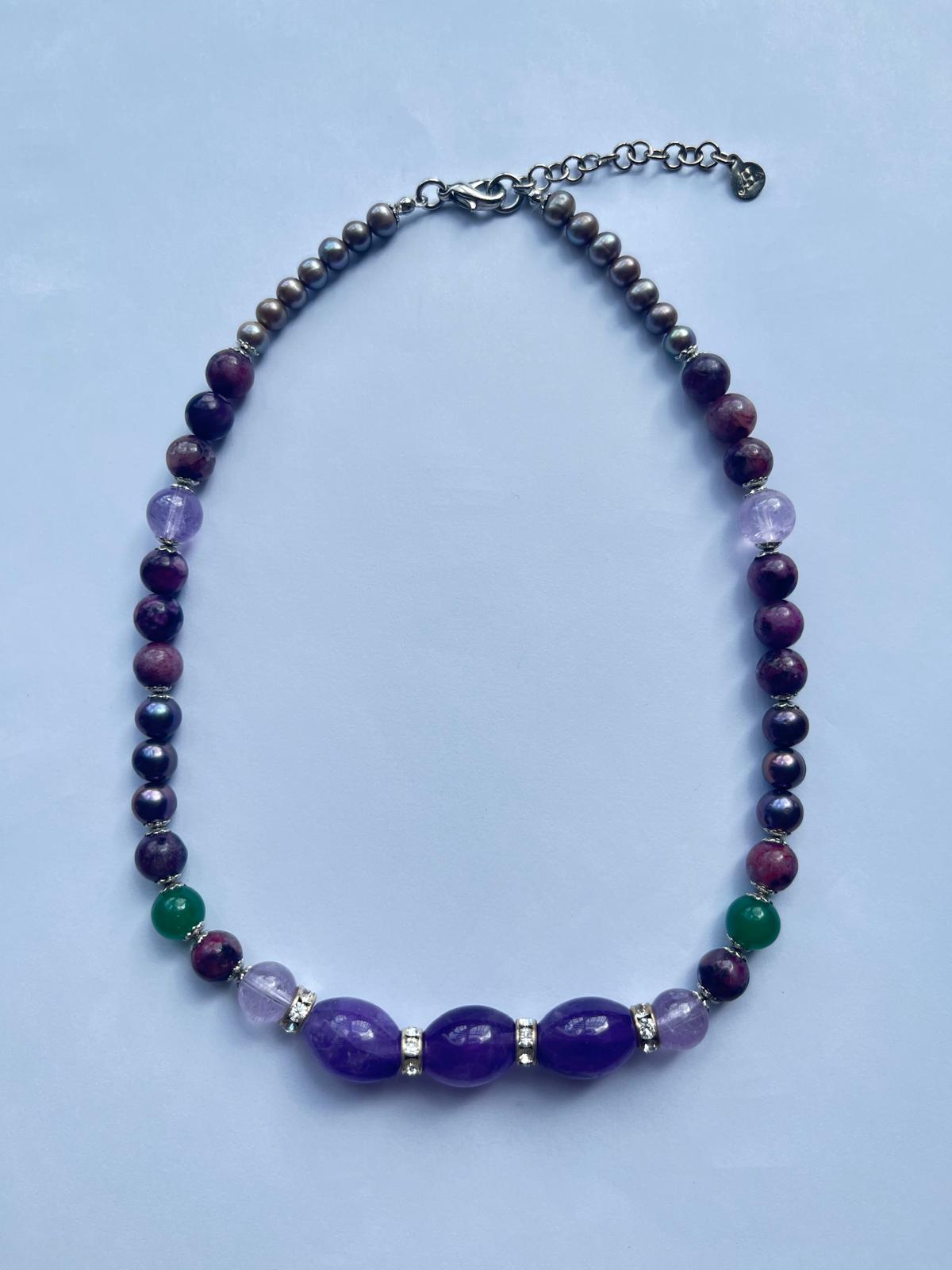 6087 Vintage Swarovski Kristallen Perlenkette 41cm