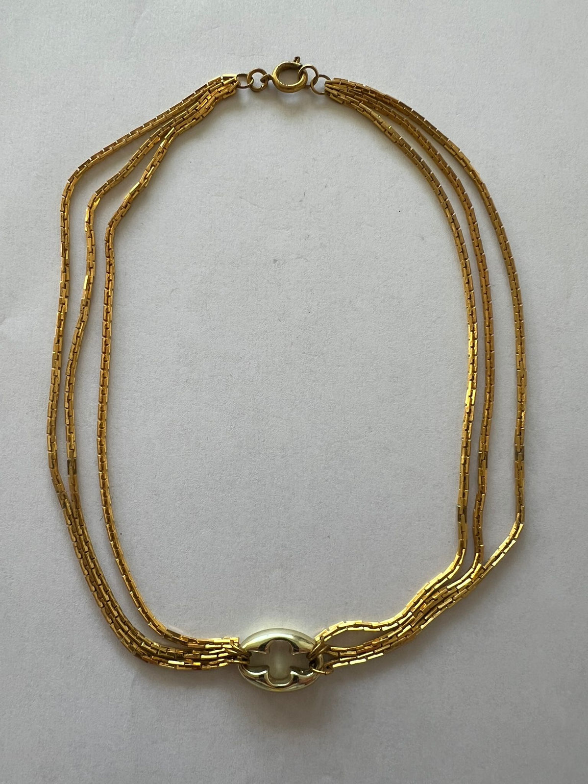 6197 Vintage Swarovski Kristallen Trachten Halskette 37cm