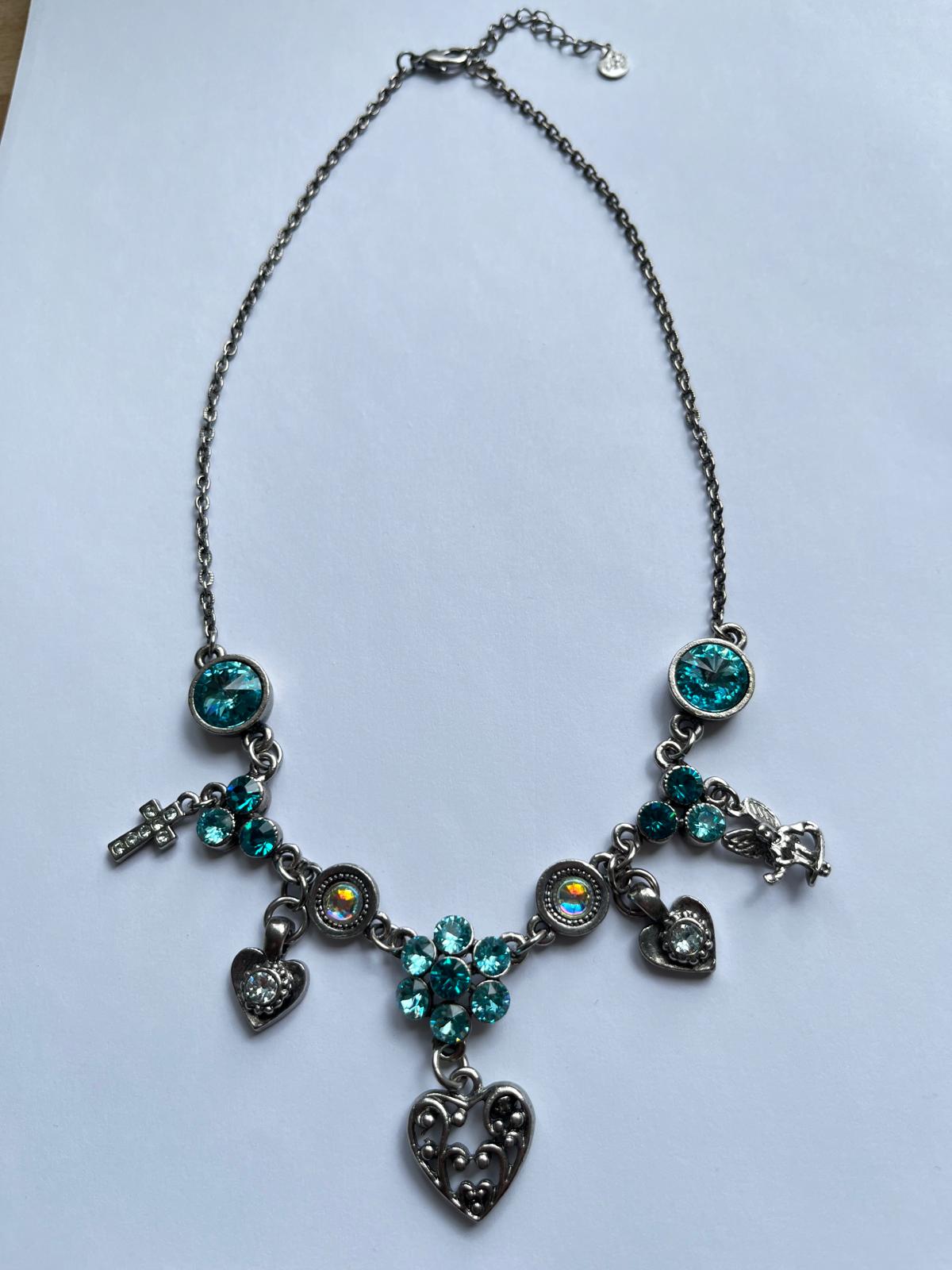 6147 Vintage Swarovski Kristallen Halsketten 42cm