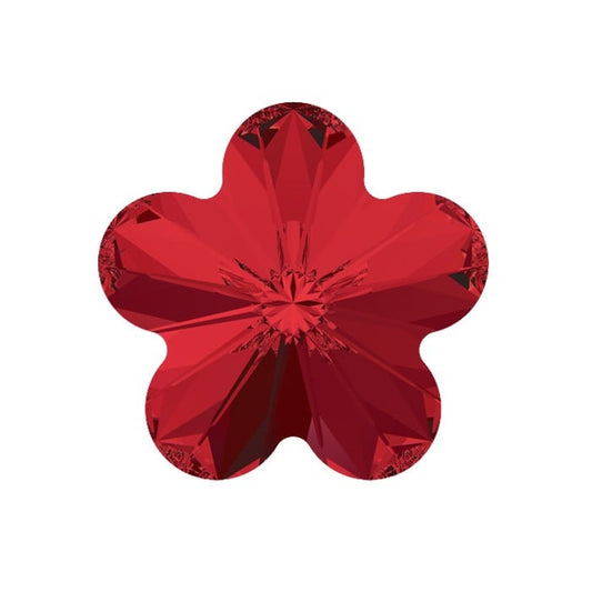 Swarovski® Fancy Flower Light Siam 10mm