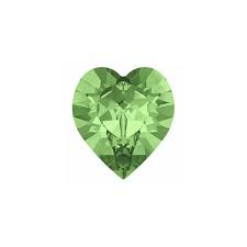 Swarovski® Fancy Antique Heart Peridot 11mm