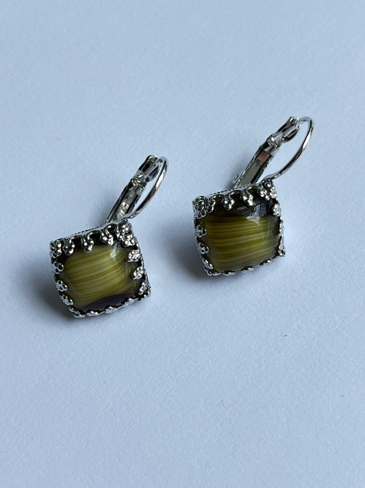 3104 Vintage Swarovski Kristallen Ohrhänger 10mm