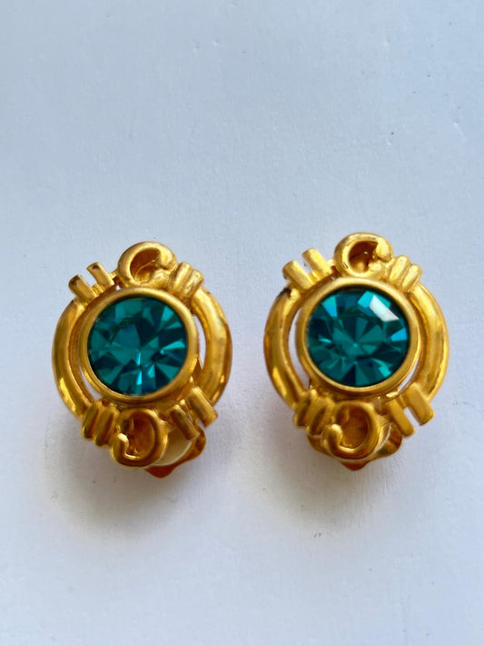 3035 Vintage Swarovski Kristallen Ohrclip 25mm