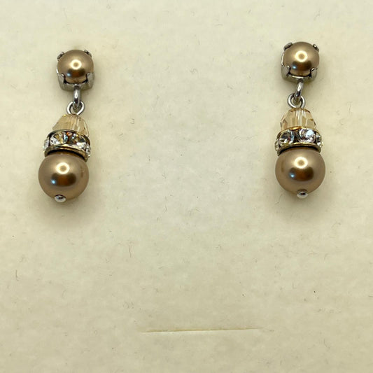 30632 Vintage Swarovski Kristallen Ohrhanger 27mm