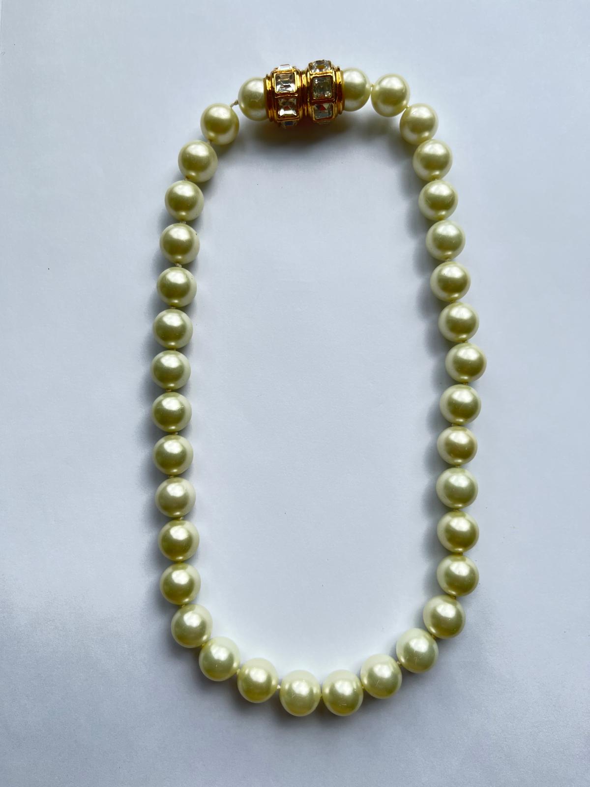 6058 Vintage Swarovski Kristallen Perlenkette 45cm