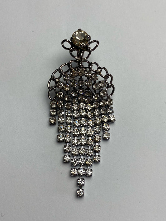 30463 Vintage Swarovski Kristallen Ohrclip 76mm
