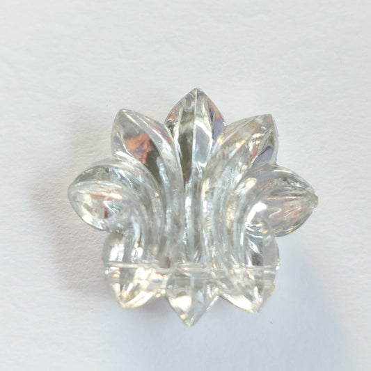 5515 Vintage Crystal Foiled Lotus Bead Anhänger 15mm