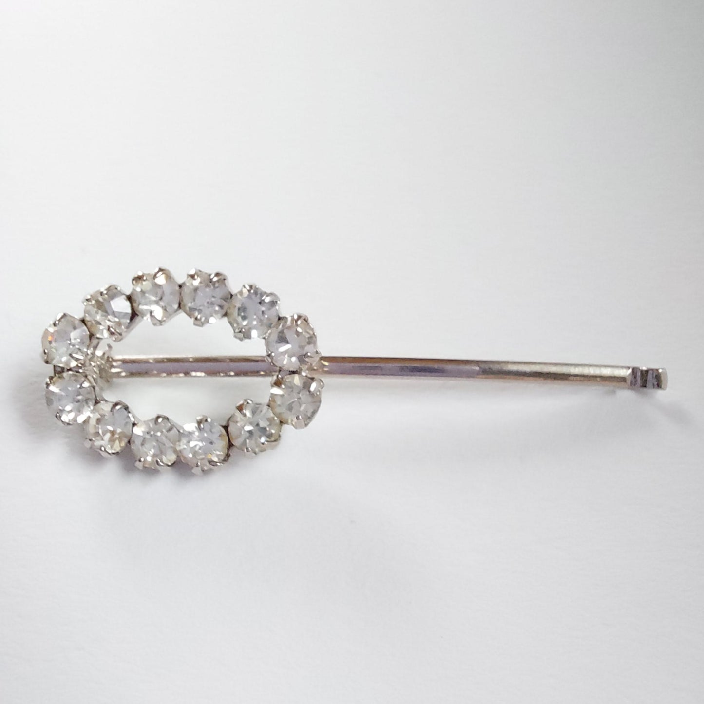 5007 Vintage Haarnadel mit Swarovski Kristallen 48mm